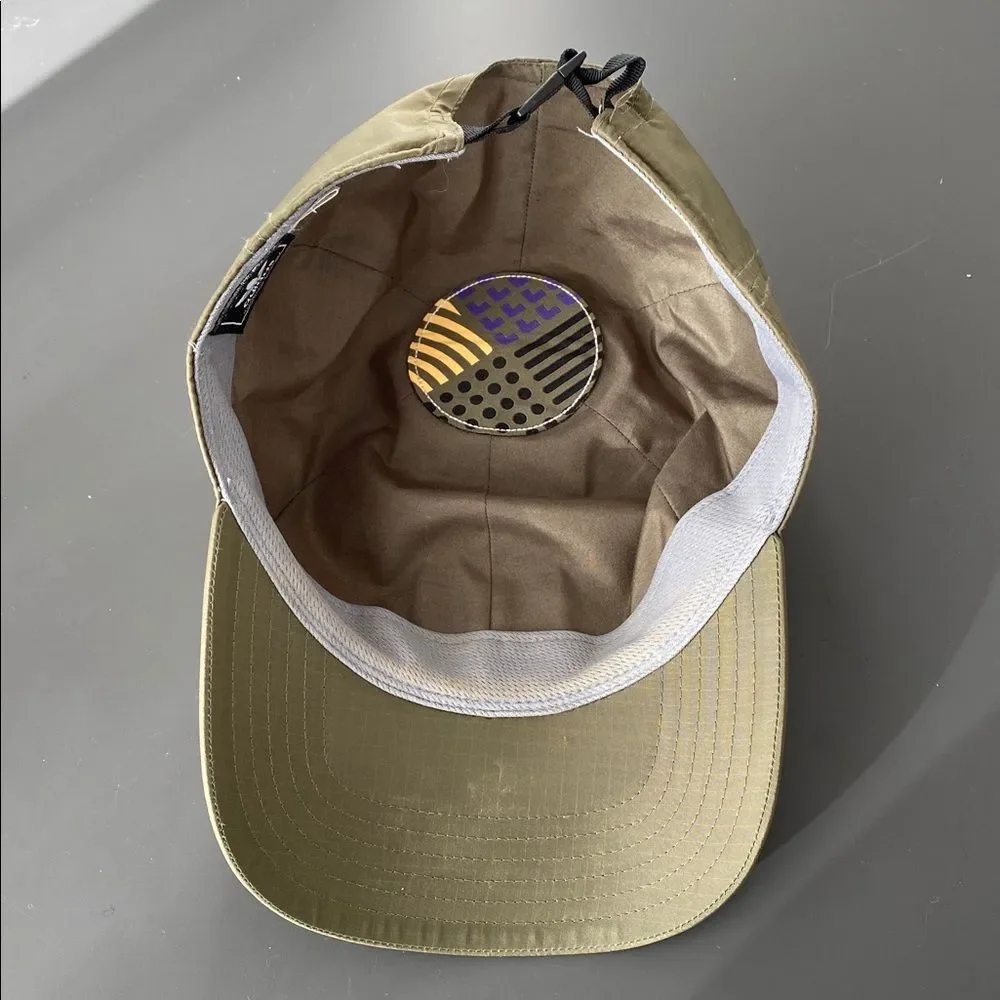 Adidas Original Olive Military Green Cap Logo Patch OS Unisex Nylon Street